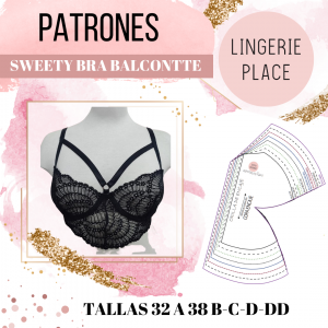 Patrón Bra Balconette Sweety